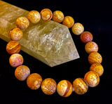 Matte Picture Jasper Power Bracelet – 10mm Grounding & Strength Stone Bracelet