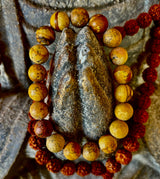 Matte Picture Jasper Power Bracelet – 10mm Grounding & Strength Stone Bracelet