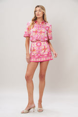 CANDY ORBIT WOVEN SKORT