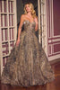 Ladivine J915 Shimmering Glitter Tulle Boned Corset Ball Gown