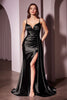 Ladivine KV1119 Dress Soft Satin Fit & Flare Gown