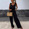 Sleeveless Pocket Jumpsuit Casual Loose
