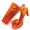 Latest Italian African Shoes And Bag Sets ED117