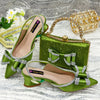 Lastest Italian Ladies Shoes with Matching Bag Set ED114
