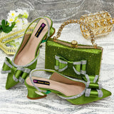 Lastest Italian Ladies Shoes with Matching Bag Set ED113