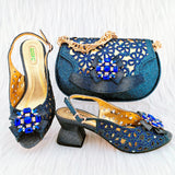 African Wedding Shoes and Bag Set HGY1-46
