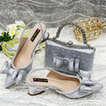 Lastest Italian Ladies Shoes with Matching Bag Set ED113