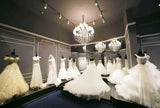 Exquisite Wedding Dresses A-Line Tulle Tiered Bridal Gowns Lace Appliques Gorgeous Princess Robes Vestidos De Novia Customized
