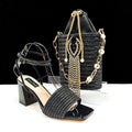 Lastest Italian Design Ladies Shoes with Matching Bag Set  HJJ1-23