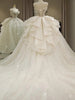 New Off Shoulder Wedding Dress Luxury Bridal Gown EDW324