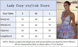 Sexy Flare Sleeve V Neck Printed Mini Dress Fashion Pleated A-line High Waist Gown New Lady Summer Evening Party Club Vestidos