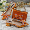 Lastest Italian Ladies Shoes with Matching Bag Set ED115