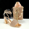 Lastest Italian Design Ladies Shoes with Matching Bag Set  HJJ1-23
