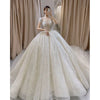 Exquisite Wedding Dress O-neck EDW21