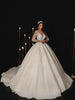Modern Wedding Dresses A Line Bridal Gowns Lace Appliques Full Sleeves Floor Length Robes Charming Vestidos De Novia Customized