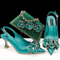 Italian Design Shoes With Matching Set- ED104