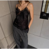 Yellow Satin Lace Splicing Sling Dress Women Elegant Irregular Hem V Neck Backless Sleeveless Gown Chic Women Party Club Vestido
