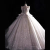White Long Sleeved High-end Wedding Dress EDW2309