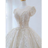 Exquisite Wedding Dress O-neck EDW21
