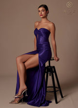 Nox Anabel T1489 Dress Long Strapless Fitted Evening Gown