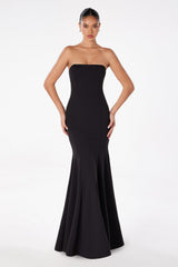 Astee T2010 Fitted Strapless Mermaid Gown