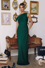 Amoris T730 One Shoulder Chiffon Formal Gown