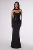 Amoris T732 Strapless Fitted Column Semi-Formal Gown