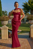 Amoris T732 Strapless Fitted Column Semi-Formal Gown