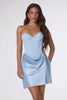 Amoris T746 Strapless Fitted Bodice Tiered Ruffle Mini Skirt Dress