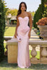 Amoris T747 Long Fitted Gown Convertible to Short Mini Dress