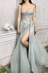 Andrea & Leo A1089 Penelope Blossom Gown with Overskirt