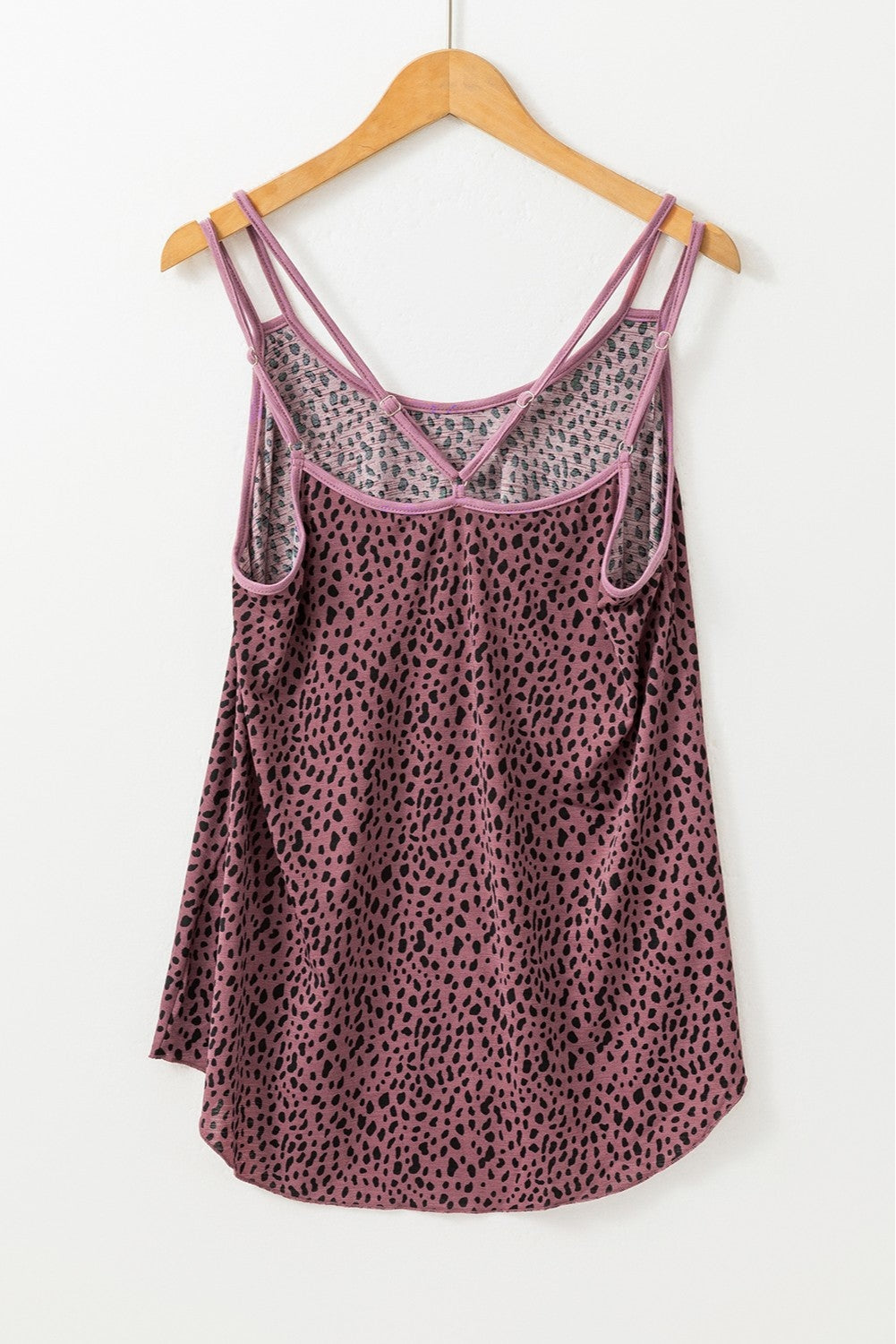 Fun-n-Flirty Polyester/Elastane Fashion Plus Round Neck Sleeveless Animal Pattern Print Cami Top (Multicolor)