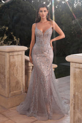 Embellished Mermaid Gown - treasures-4-u-2-day