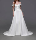 Off The Shoulder Wedding Gown
