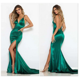 Emerald Green Annual Meeting Mermaid Gown
