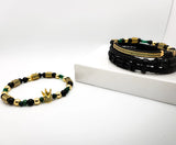 emerald stone bracelet for men