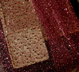 Sequined Pear Dress Embroidery Lace Asymmetric Single Sleeve Dress