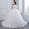 Off-the-Shoulder Bridal Wedding Lace Gown