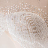 New Luxury High Neck Ball Gown Wedding Dress
