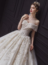 Luxury Wedding Dress Sweetheart Bridal Gown