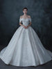 Luxury Wedding Gown With Crystals EDW101