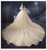 New Shiny Wedding Dress Luxury Beading Lace