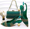 Ladies Shoes With Matching Bag Set- ED101