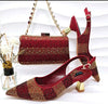 Italian Design Shoes With Matching Set- ED103