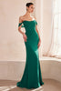 Ladivine Amoris T705 Off Shoulder Fitted Bridesmaid Gown