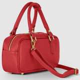 Italian Genuine Calf Leather Top-Handle Bag 252335 - treasures-4-u-2-day