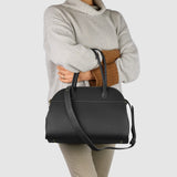 Calf Leather Top-Handle Bag - treasures-4-u-2-day