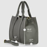 Italian Genuine Calf Leather Tote Bag 282611 - treasures-4-u-2-day