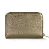 Italian Genuine Metallic Calf Leather Wallet 650988