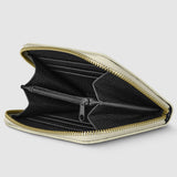 Italian Genuine Metallic Calf Leather Wallet 650988